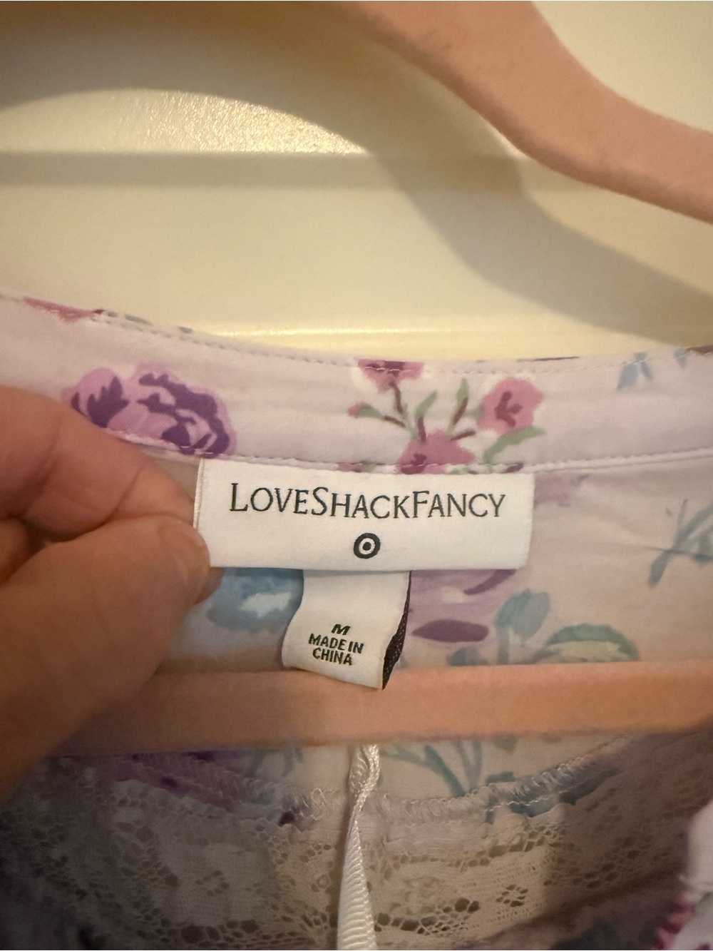 LoveShackFancy x Target Lilac Floral Ruffle Dress - Picture 3 of 7